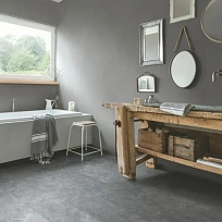 МРАМОР СЕРЫЙ  КВАРЦ ВИНИЛ  QUICK STEP LVT  VOLCANO