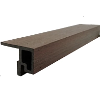 СТАРТОВЫЙ ПРОФИЛЬ АС 10 WALNUT ФАСАДНАЯ ДОСКА  LEGRO NATURAL WALL PANELS фото напольных покрытий