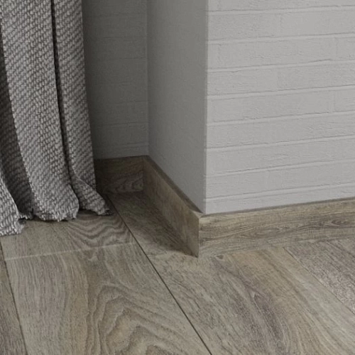 ДУБ ПОНЦА ПЛИНТУС  ЛАМИНИРОВАННЫЙ МДФ  FINE FLOOR RICH