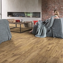 КАШТАН ВИНТАЖНЫЙ НАТУРАЛЬНЫЙ  КВАРЦ ВИНИЛ  QUICK STEP LVT  ALPHA VINYL BLOS