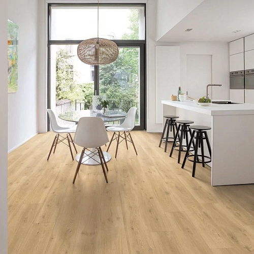 ДУБ БЕЖЕВЫЙ КВАРЦ ВИНИЛ QUICK STEP LVT ALPHA VINYL BLOS