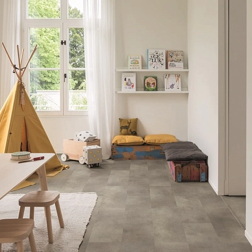 БЕТОННЫЙ КАМЕНЬ КВАРЦ ВИНИЛ QUICK STEP LVT ALPHA VINYL ORO