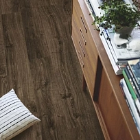 ДУБ СИТИ ЧЁРНЫЙ  КВАРЦ ВИНИЛ  PERGO LVT  OPTIMUM MODERN PLANK GLUE
