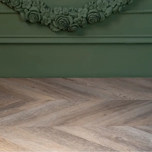 ШЕВРОН ШАМПАНЬ КВАРЦ ВИНИЛ VINILAM PARQUET CHEVRON