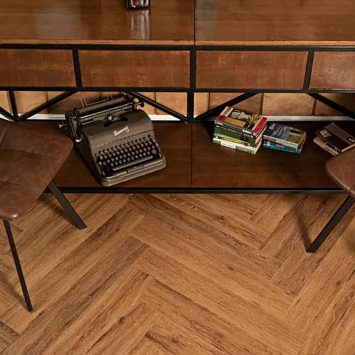 ПАРКЕТ ДЕ ВИЛЛЬ КВАРЦ ВИНИЛ VINILAM PARQUET HERRINGBONE